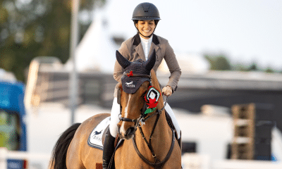 Mariana Frauches em ação no Grand Prix de Al Forsan, em Abu Dhabi (Foto: Martin Dokoupil)