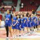 Kamilla Cardoso alinhada com equipe do Shanghai Swordfish antes de jogo da WCBA