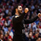 Rangel Rosa comemorando no jogo entre Brasil e Noruega no Mundial de handebol masculino