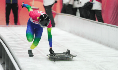 Jogos Olímpicos de Inverno da Juventude Gangwon 2024 - Competição de skeleton. Na foto, Caue Miota. Foto: Marina Ziehe/COB