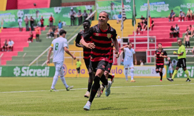 Jogador do Sport durante a vitória sobre o Boavista na Copinha
