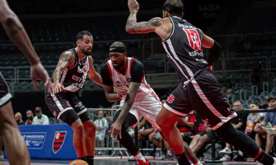 Jogadores do Flamengo e do Vasco pela Copa Super 8