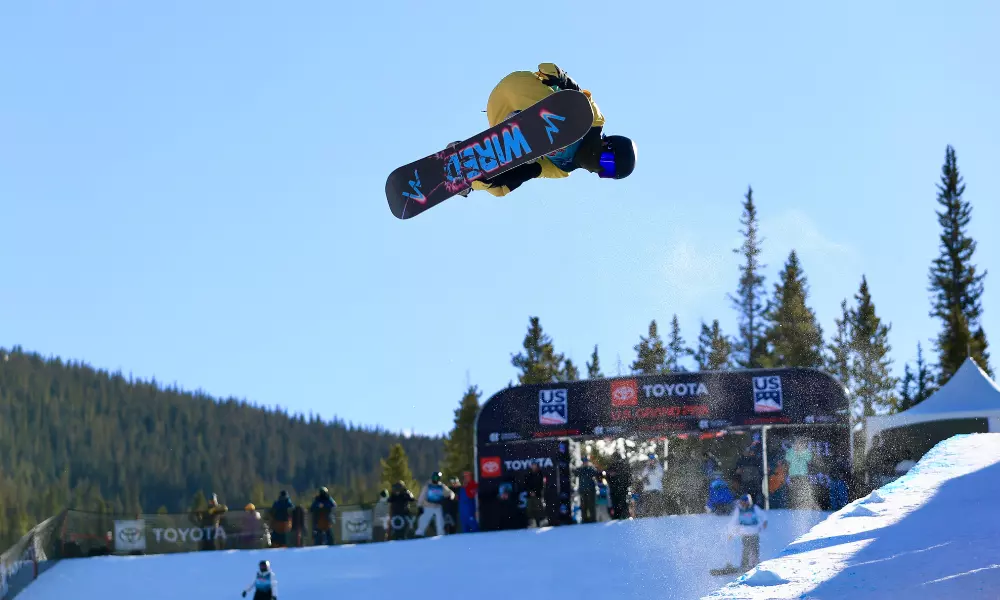 Augustinho Teixeira na Copa do Mundo de snowboard halfpipe