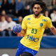 Bryan Monte em quadra pela seleção masculina de handebol do Brasil