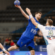 Haniel Langaro em ação pelo Brasil. Ele vai disputar mais um Mundial de handebol masculino. Equipe encara a Dinamarca