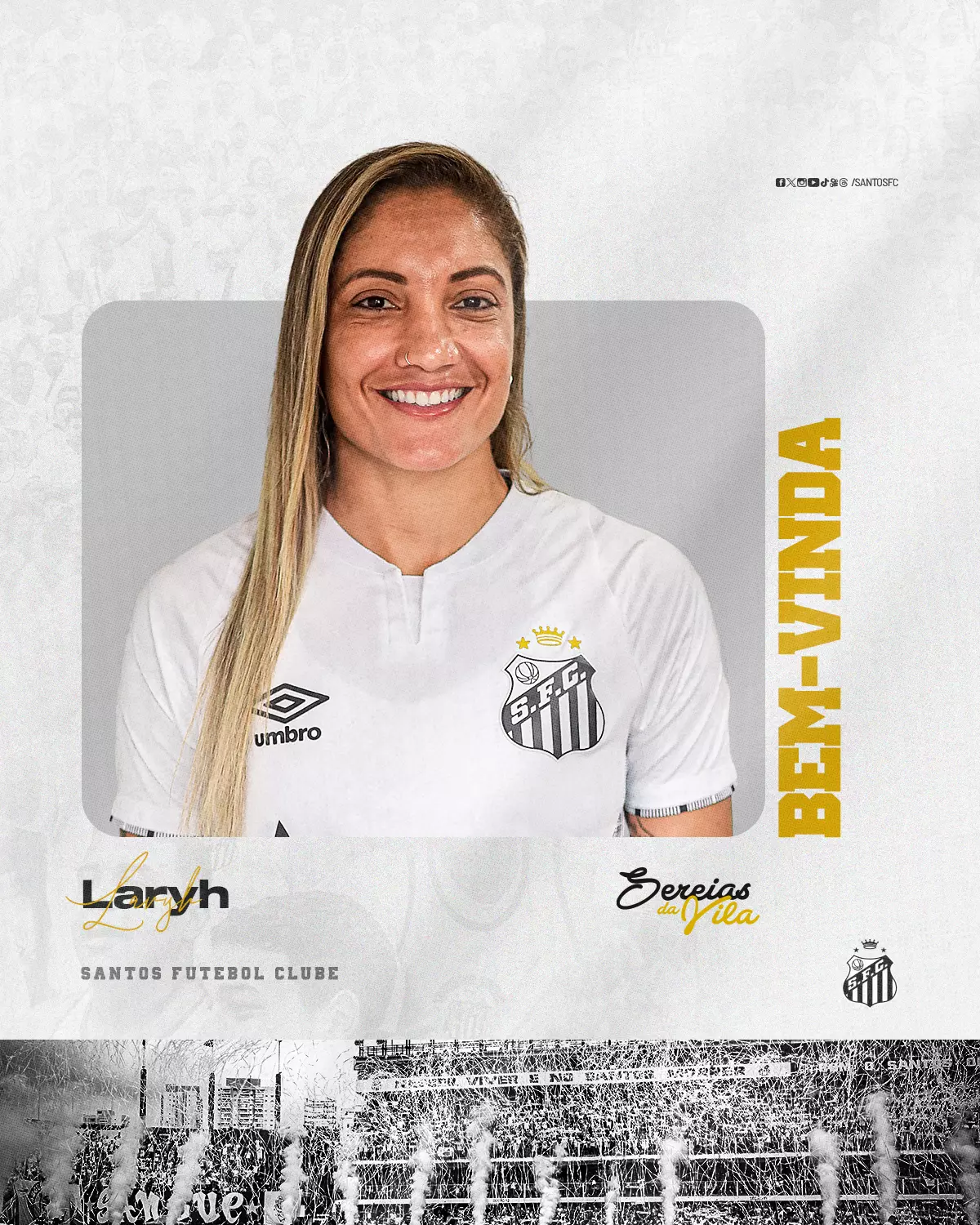 Laryh Santos futebol feminino contratação