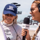 Analu em entrevista à CBSurf na Taça Brasil de Taíba