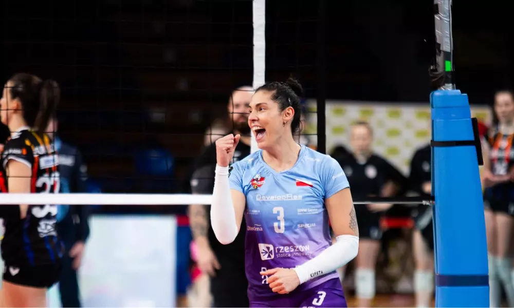 Bruna Honório na Champions League CEV