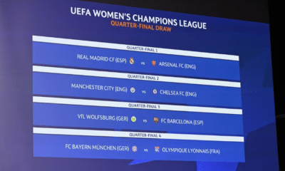 Champions League de futebol feminino, real madrid, playoffs, sorteio, lyon