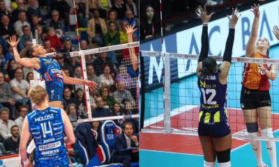 Gabi e Ana Cristina no vôlei europeu