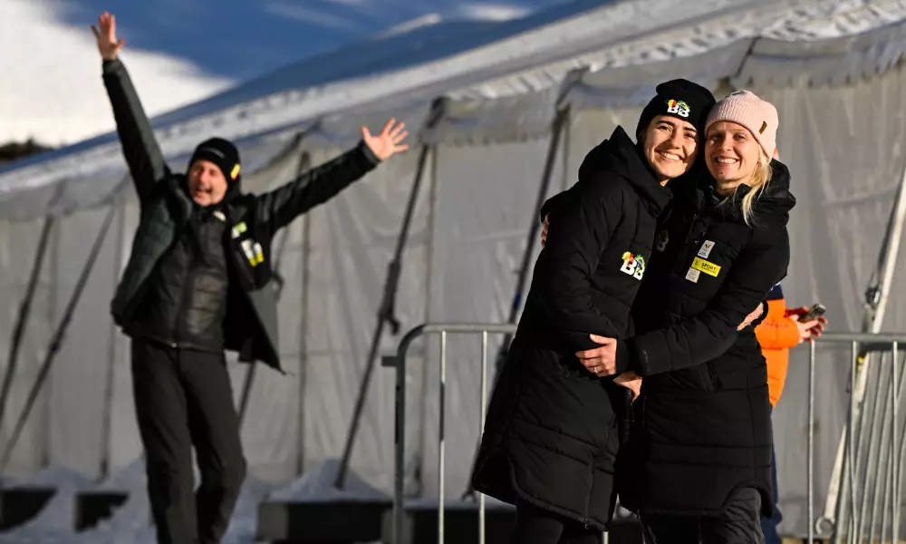 Nicole Silveira na Copa do Mundo de skeleton em Lillehammer na Noruega
