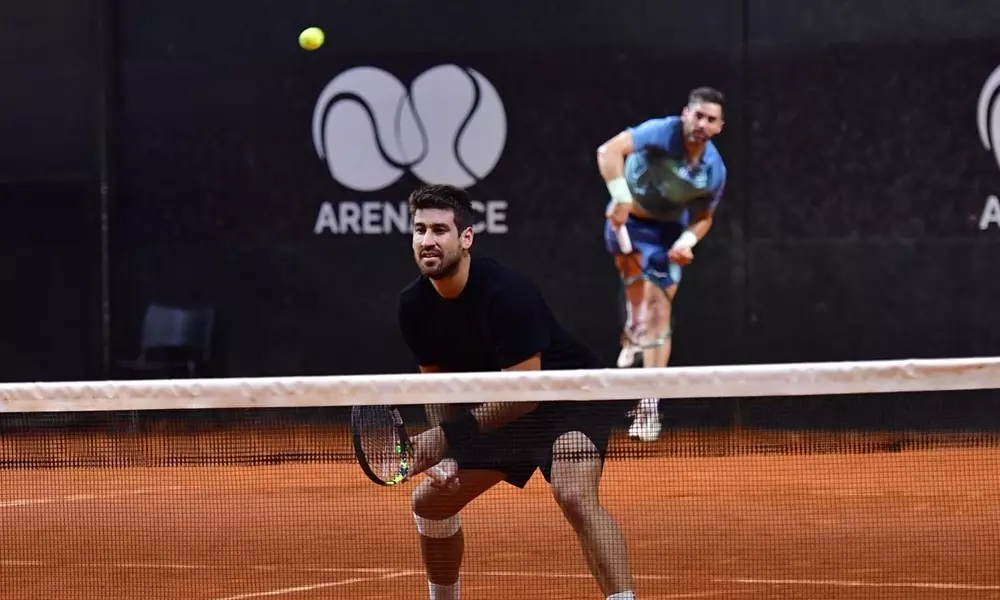 Orlando Luz, Challenger de Piracicaba, Gustavo Heide