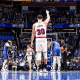 Stephen Curry em partida de Warrions contra o Magic pela NBA