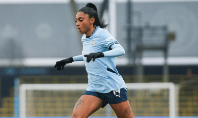 Kerolin em ação na FA Cup, pelo Manchester City