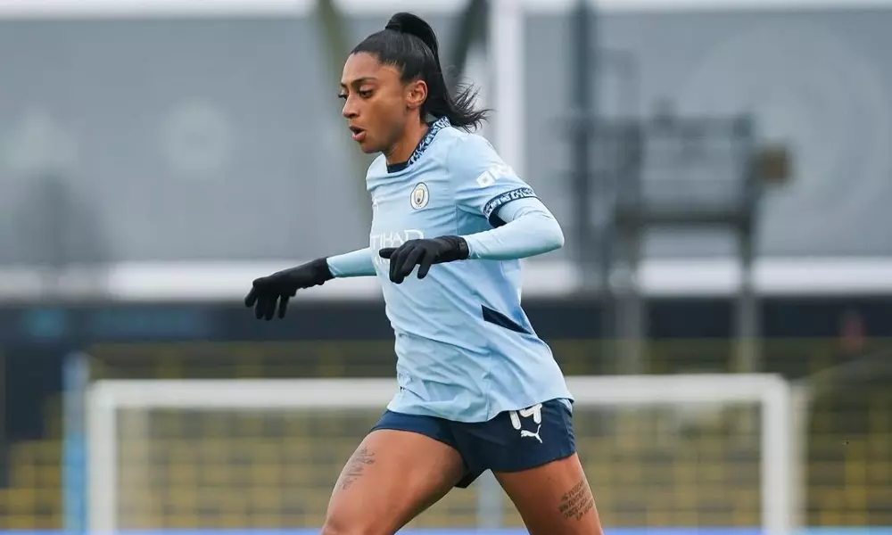 Kerolin em ação na FA Cup, pelo Manchester City
