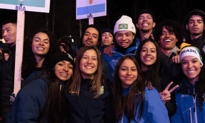 Delegaçao do Brasil no mundial júnior de biatlo