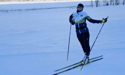 Eduarda Ribera no Mundial de esqui cross-country