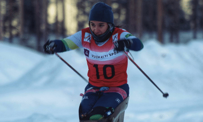Elena de Sena em prova do Mundial de parabiatlo