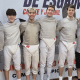 Equipe de sabre do Brasil no Pan-Americano Júnior de esgrima