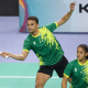 Fabrício Farias e Jaqueline Lima no Aberto da Alemanha de badminton