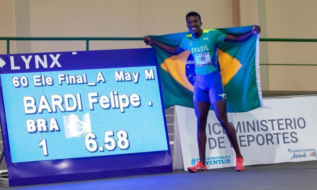 Felipe Bardi atletismo Sul-Americano Indoor de atletismo Bolívia