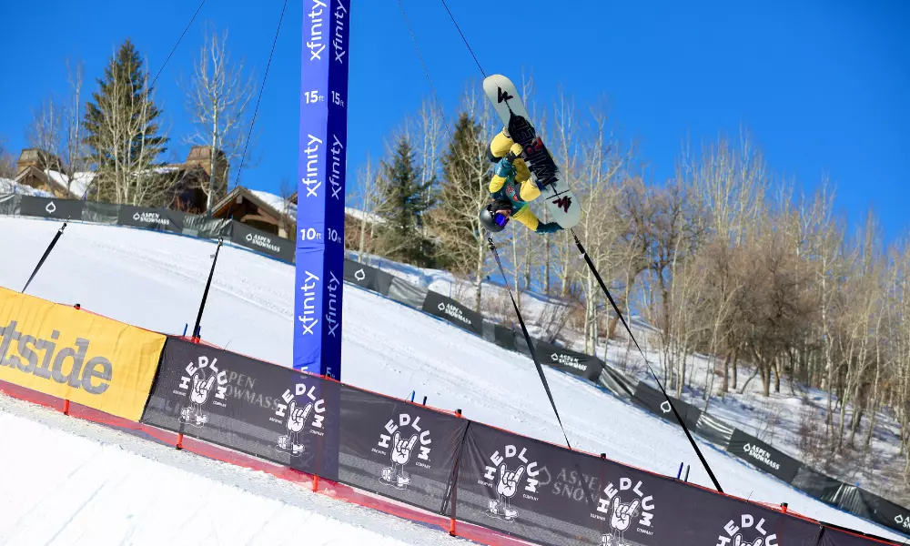 Augustinho Teixeira na Copa Norte-Americana de snowboard