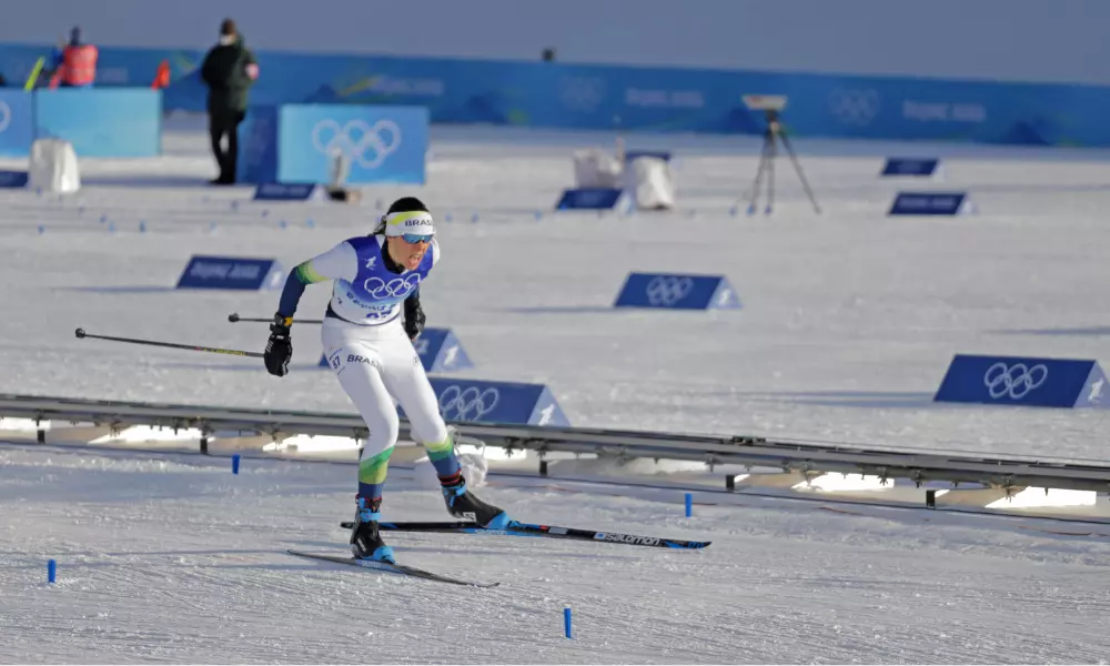 Jaqueline Mourão garantiu vaga para o Brasil nos Jogos Olímpicos de Inverno de 2026 no Mundial de esqui cross-country
