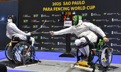 Jovane Guissone na Copa do Mundo de paraesgrima