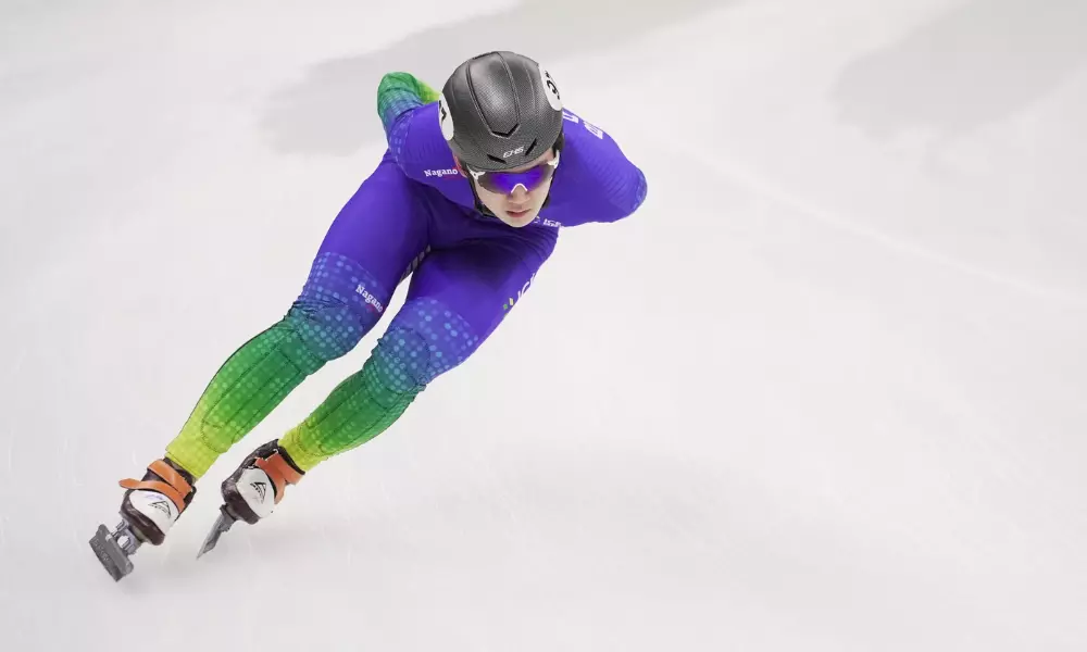 Lucas Koo no World Tour de Short track em Tilburg