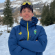 Manex Silva no Mundial Júnior de esqui cross-country