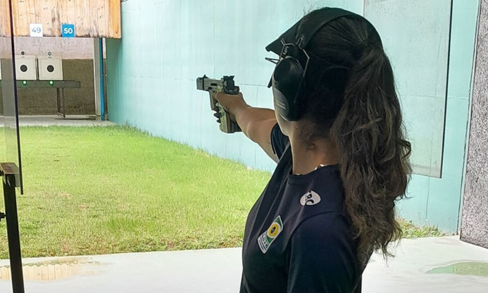 Marina Mendonça tiro esportivo Campeonato Brasileiro Carabina Pistola Rifle