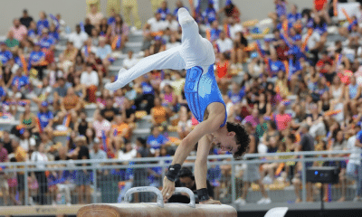 Vitaliy Guimarães irá competir pelo Brasil. Na foto, o atleta se apresenta no cavalo com alças