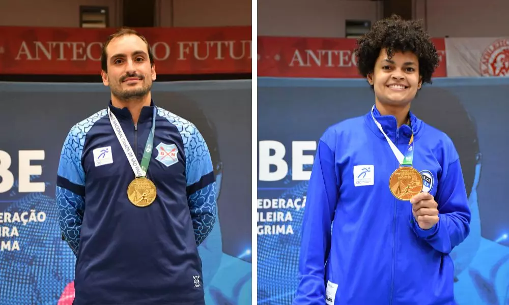 Brasileiros Esgrima Grand Prix de florete em Lima