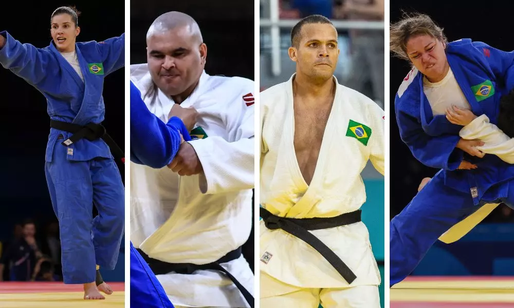 Alana Maldonado, Wilians Araújo, Arthur Silva e Brenda Freitas conquistaram a medalha de ouro na Copa do Mundo de judô paralímpico (CPB)