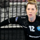 Babi Arenhardt em jogo do Krim na Champions League de handebol feminino