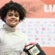 Bia Bulcão no Grand Prix de Lima de florete