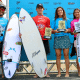 Campeões da etapa do Qualifying Series em Taíba