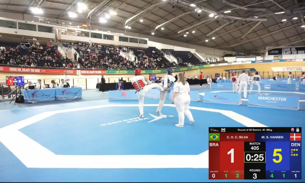 Carlos Henrique Correia - Aberto da Grã-Bretanha de taekwondo
