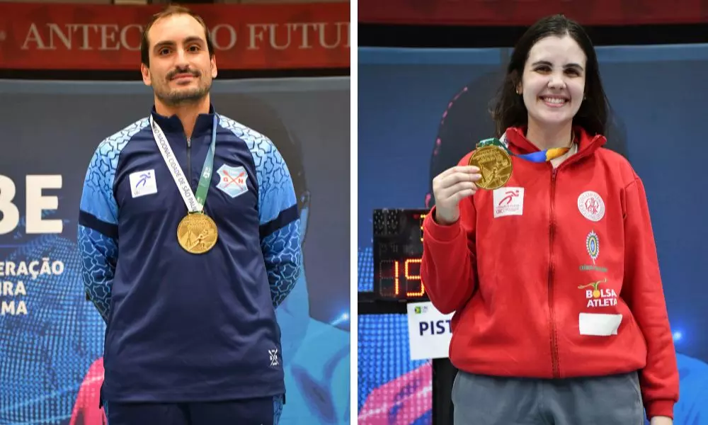 Guilherme Toldo e Karina Trois campeões do Torneio Nacional Cidade de São Paulo de esgrima