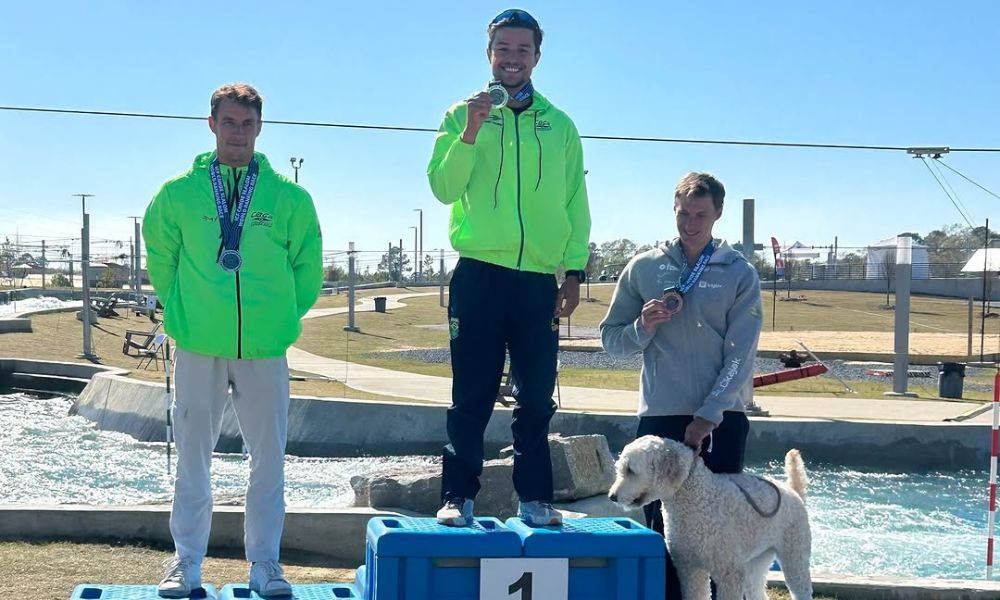 Pepê Gonçalves e Mathieu Desnos fizeram dobradinha no K1 masculino em Montgomery