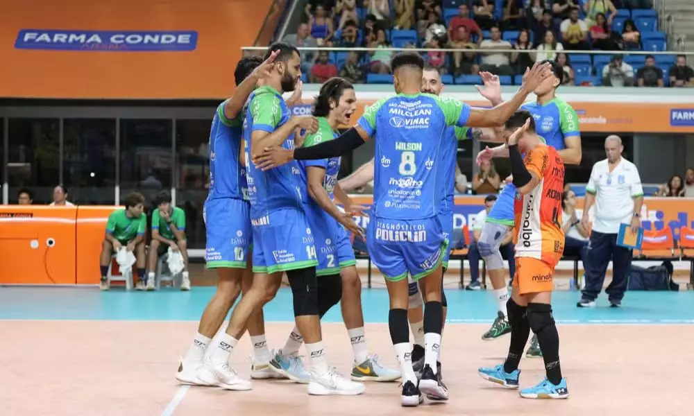 São José x Goiás pela Superliga de vôlei masculino