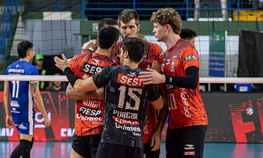 Sesi Bauru x Monteros - Sul-Americano de Clubes de vôlei
