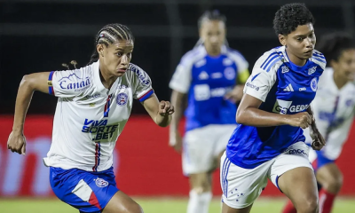 Cruzeiro contra o Bahia, pela Supercopa Feminina