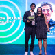 Caio Bonfim na premiação dos Melhores Atletas do Ano do atletismo, feito pela CBAt