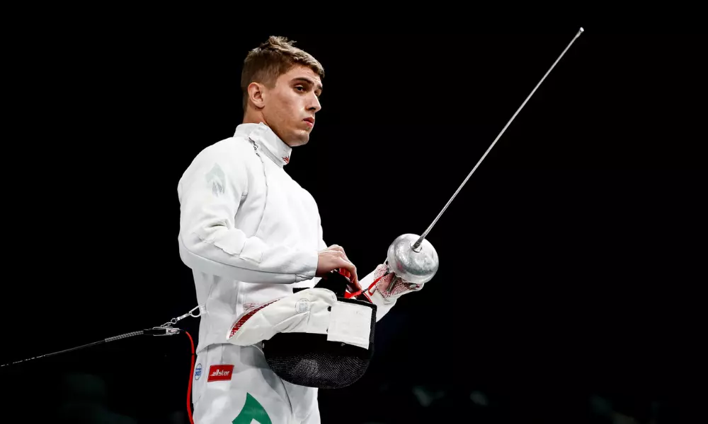 Alexandre Camargo no Grand Prix de espada em Budapeste