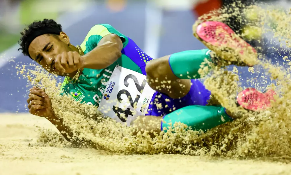 Almir Júnior no Mundial Indoor de atletismo