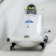 Edson Bindilatti e Edson Martins na prova do two-man no Mundial de Bobsled e Skeleton
