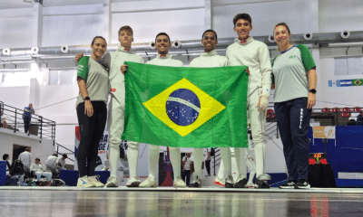 Equipe do Brasil no Pan-Americano Cadete e Juvenil de esgrima