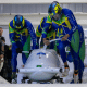 Trenó de four-man do Brasil no Mundial de bobsled e skeleton