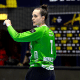 Gabi Moreschi em jogo do CSM Bucareste na Champions League de handebol feminino